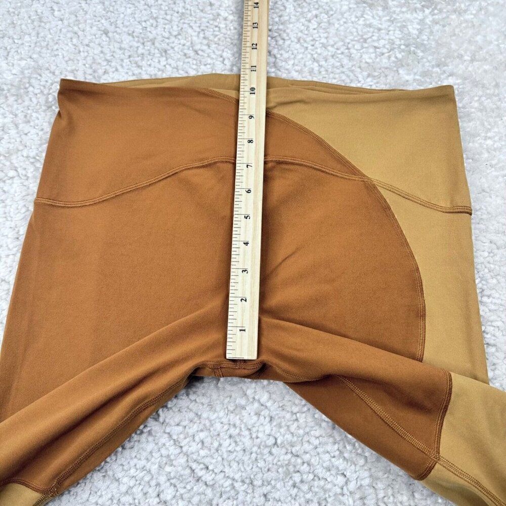Lululemon Nulu Colorblock High Rise Limited Edition Legging Copper Brown Sable - Picture 8 of 11